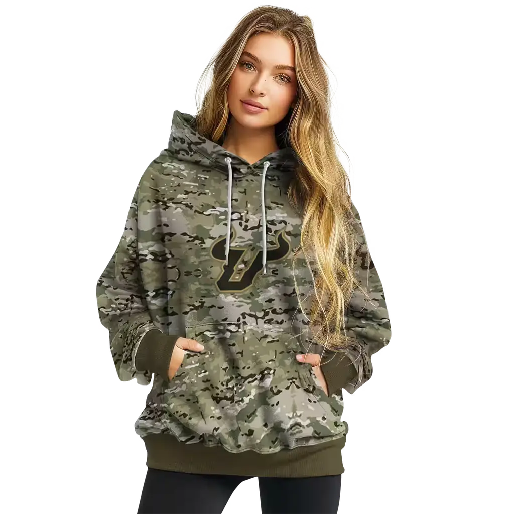 custom south florida bulls military style hoodie high quality custom south florida bulls military style hoodie high quality