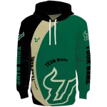 custom south florida bulls minimalist design green black hoodie best selling