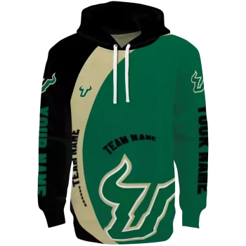 custom south florida bulls minimalist design green black hoodie best selling