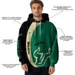 custom south florida bulls minimalist design green black hoodie best selling