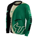 custom south florida bulls minimalist design green black hoodie best selling