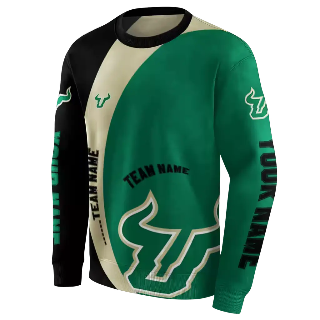 custom south florida bulls minimalist design green black hoodie new arrival custom south florida bulls minimalist design green black hoodie new arrival