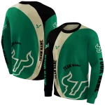 custom south florida bulls minimalist design green black hoodie best selling