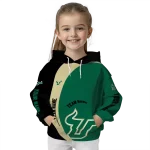 custom south florida bulls minimalist design green black hoodie best selling