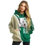 custom south florida bulls peeking snoopy green hoodie best selling