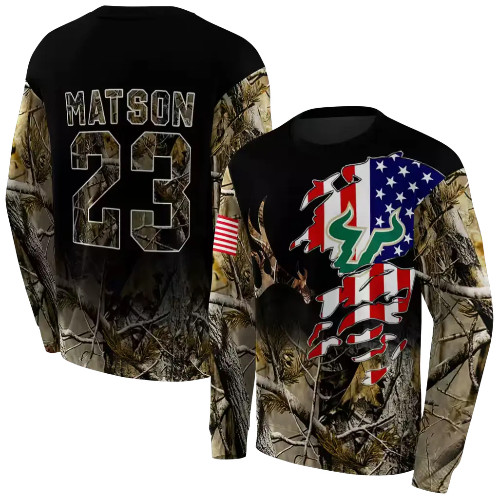 custom south florida bulls tree camo hoodie premium grade custom south florida bulls tree camo hoodie premium grade