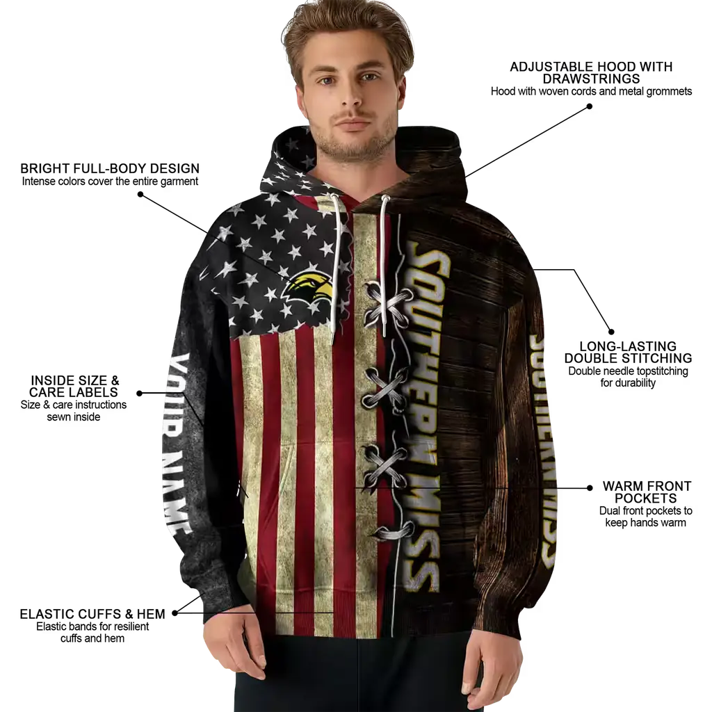 custom southern miss golden eagles american pride hoodie latest model custom southern miss golden eagles american pride hoodie latest model