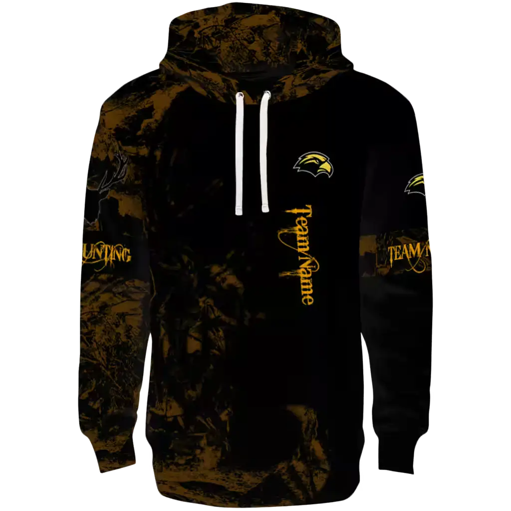 custom southern miss golden eagles deer silhouette black hoodie best selling custom southern miss golden eagles deer silhouette black hoodie best selling