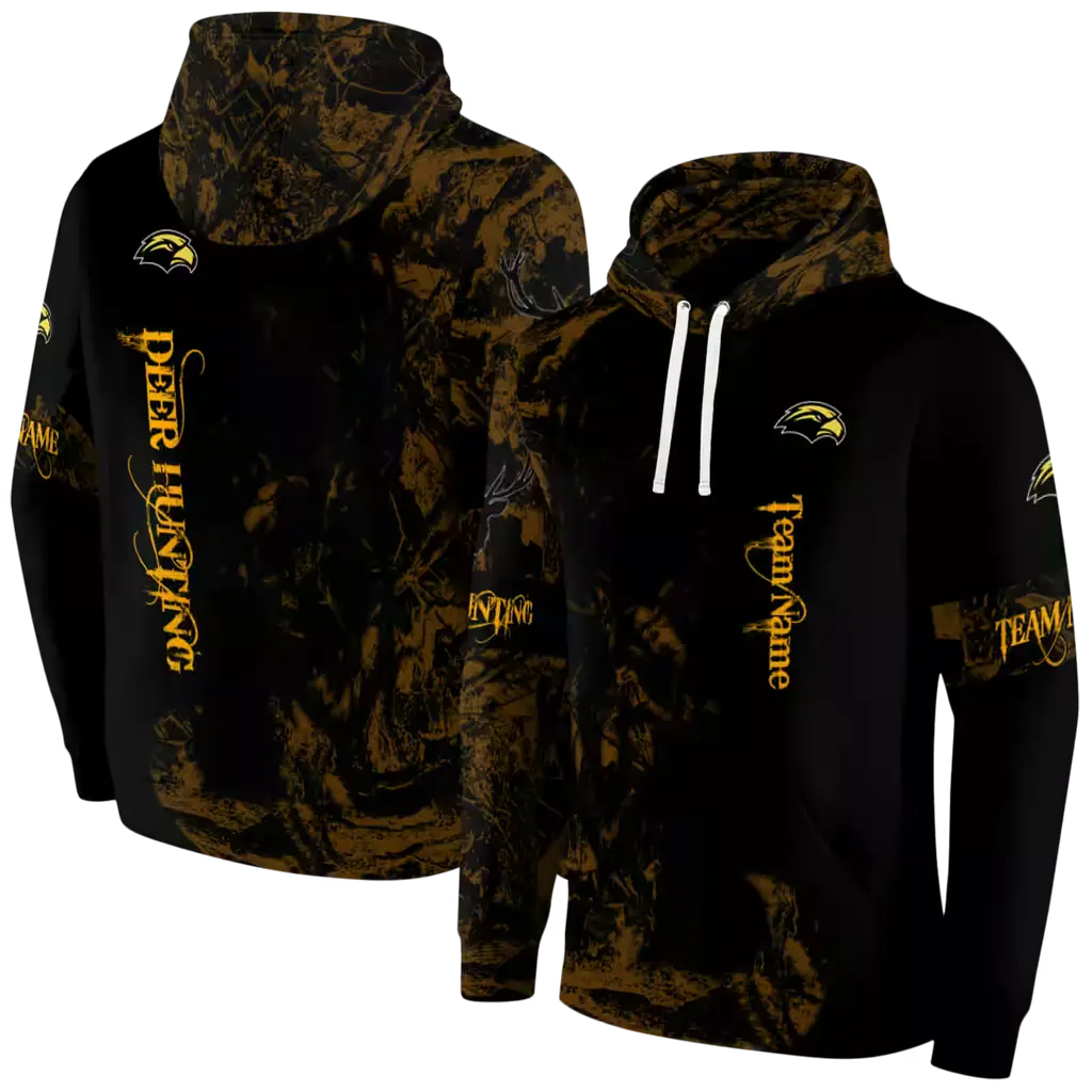 custom southern miss golden eagles deer silhouette black hoodie fashion forward custom southern miss golden eagles deer silhouette black hoodie fashion forward