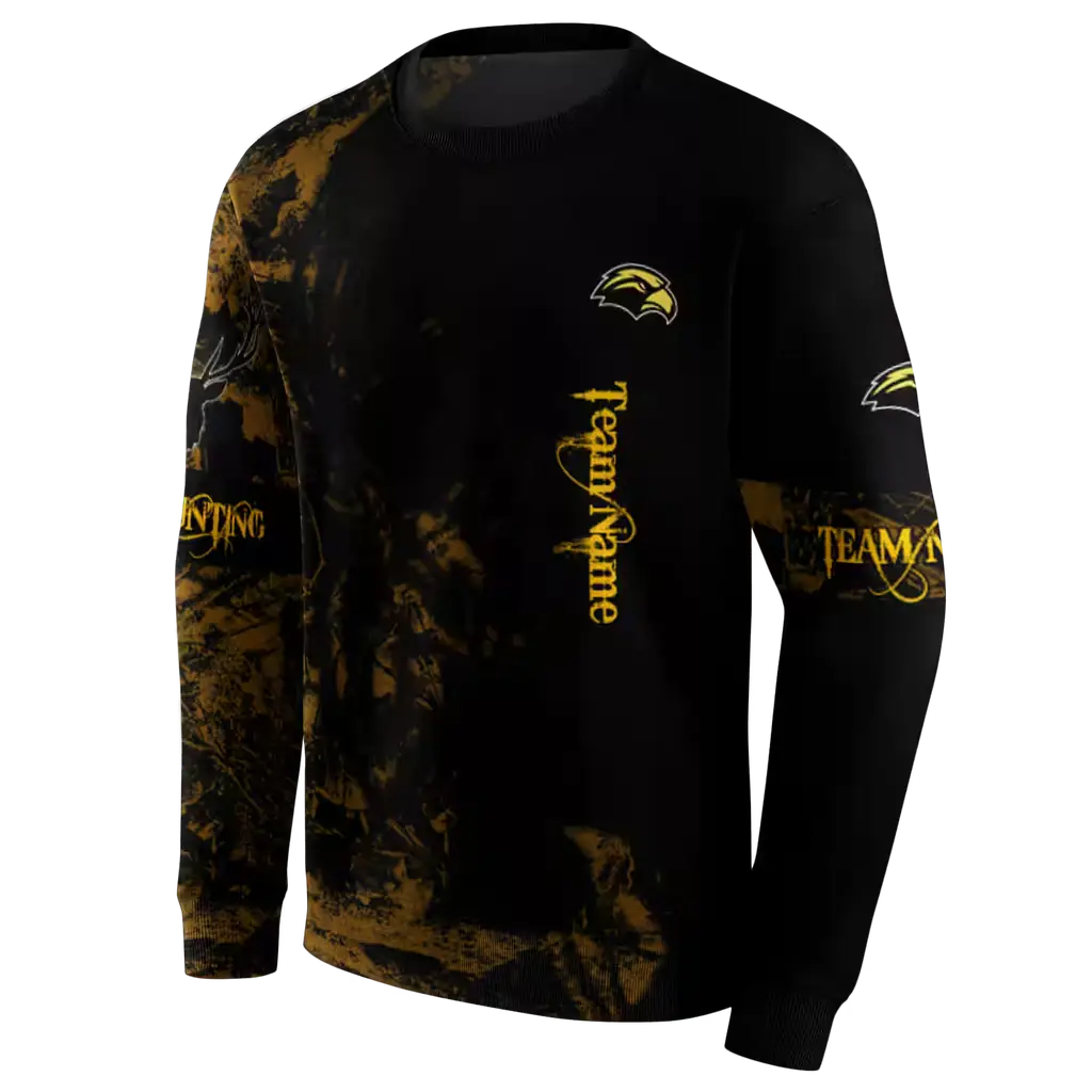 custom southern miss golden eagles deer silhouette black hoodie new arrival custom southern miss golden eagles deer silhouette black hoodie new arrival