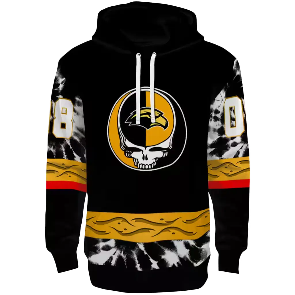 custom southern miss golden eagles grateful vibes black hoodie best selling custom southern miss golden eagles grateful vibes black hoodie best selling