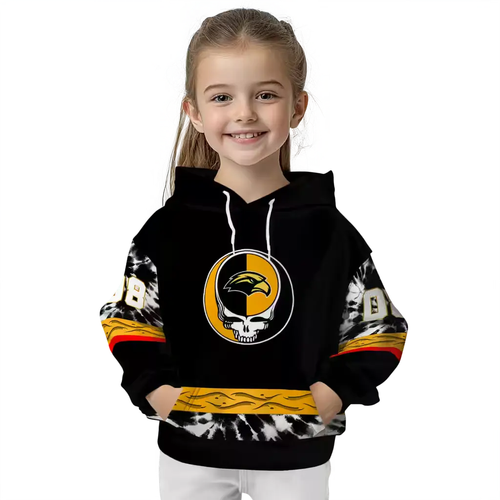 custom southern miss golden eagles grateful vibes black hoodie top rated custom southern miss golden eagles grateful vibes black hoodie top rated