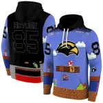custom southern miss golden eagles mario blue black hoodie best selling