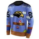 custom southern miss golden eagles mario blue black hoodie best selling