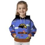 custom southern miss golden eagles mario blue black hoodie best selling