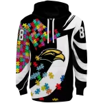 custom southern miss golden eagles puzzle pieces black hoodie best selling