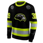 custom southern miss golden eagles safety motif black neon green hoodie best selling