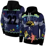 custom southern miss golden eagles spongebob patrick star black navy hoodie best selling