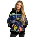 custom southern miss golden eagles spongebob patrick star black navy hoodie best selling