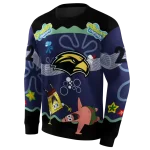 custom southern miss golden eagles spongebob patrick star black navy hoodie best selling