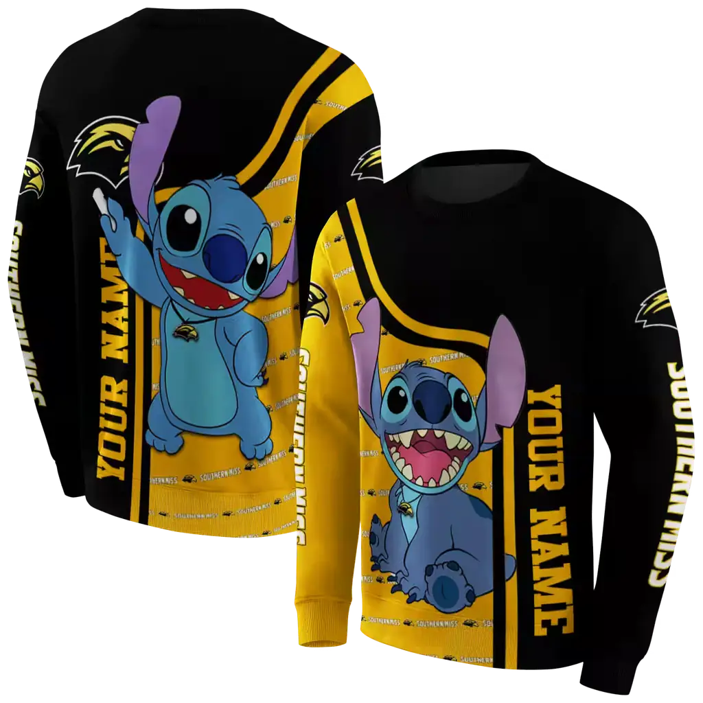 custom southern miss golden eagles stitch black hoodie premium grade custom southern miss golden eagles stitch black hoodie premium grade