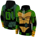 custom southern miss golden eagles superhero armor black green hoodie best selling