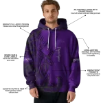 custom tcu horned frogs deer silhouette purple hoodie best selling