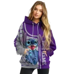 custom tcu horned frogs stitch purple hoodie best selling