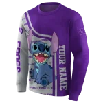 custom tcu horned frogs stitch purple hoodie best selling