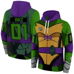 custom tcu horned frogs superhero armor purple green hoodie best selling