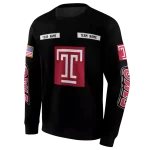 custom temple owls punisher skull black hoodie best selling