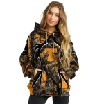 custom tennessee volunteers hunting theme orange black hoodie best selling