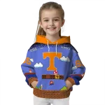 custom tennessee volunteers mario blue black hoodie best selling