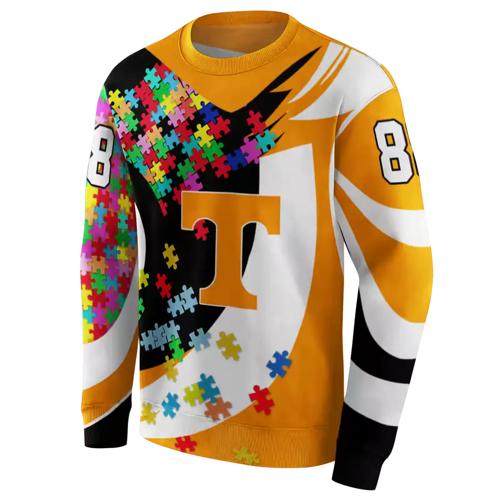 custom tennessee volunteers puzzle pieces orange hoodie new arrival custom tennessee volunteers puzzle pieces orange hoodie new arrival