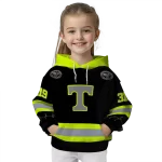 custom tennessee volunteers safety motif black neon green hoodie best selling