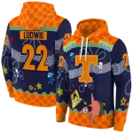 custom tennessee volunteers spongebob patrick star orange navy hoodie best selling