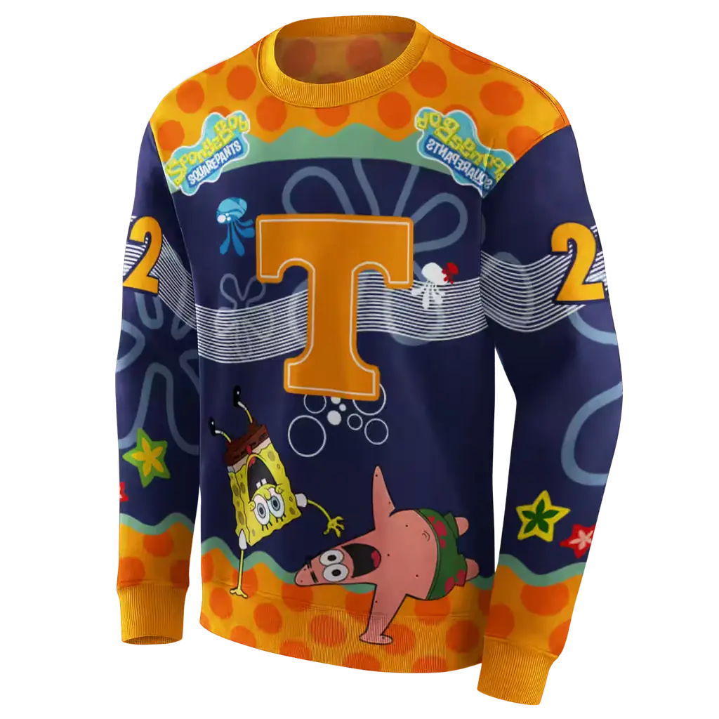 custom tennessee volunteers spongebob patrick star orange navy hoodie new arrival custom tennessee volunteers spongebob patrick star orange navy hoodie new arrival