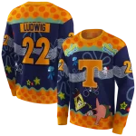 custom tennessee volunteers spongebob patrick star orange navy hoodie best selling