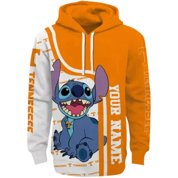 custom tennessee volunteers stitch orange hoodie best selling