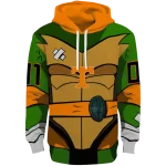 custom tennessee volunteers superhero armor orange green hoodie best selling