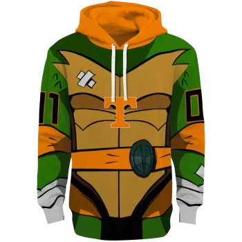 custom tennessee volunteers superhero armor orange green hoodie best selling