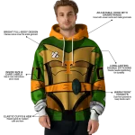 custom tennessee volunteers superhero armor orange green hoodie best selling