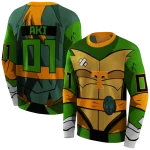 custom tennessee volunteers superhero armor orange green hoodie best selling