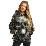 custom texas longhorns camo skull hoodie best selling