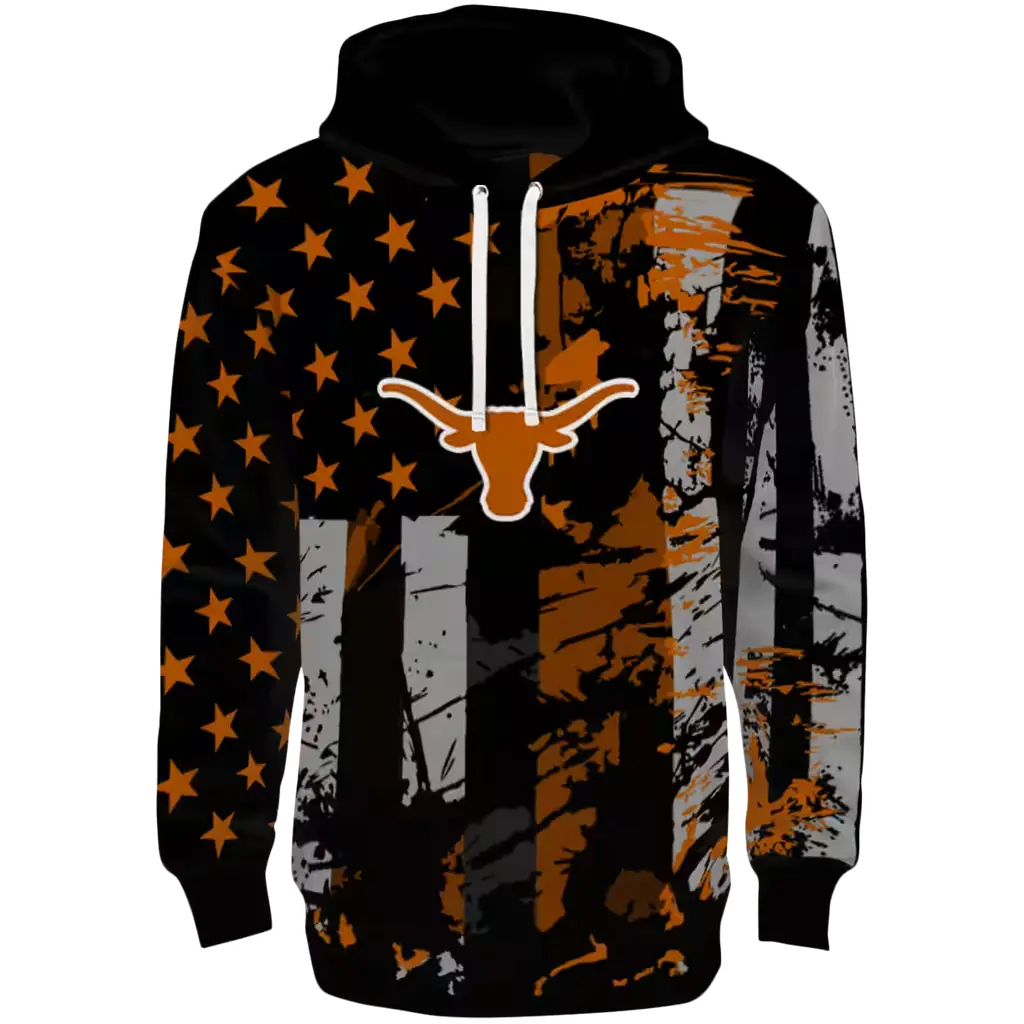 custom texas longhorns distressed flag orange black hoodie best selling custom texas longhorns distressed flag orange black hoodie best selling