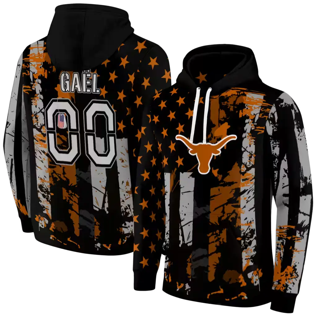custom texas longhorns distressed flag orange black hoodie fashion forward custom texas longhorns distressed flag orange black hoodie fashion forward