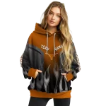 custom texas longhorns flame design orange hoodie best selling