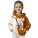 custom texas longhorns peeking snoopy orange hoodie best selling