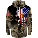 custom texas longhorns tree camo hoodie best selling