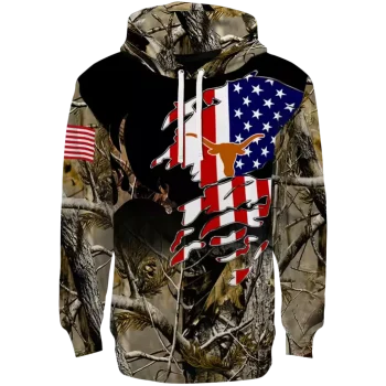 custom texas longhorns tree camo hoodie best selling